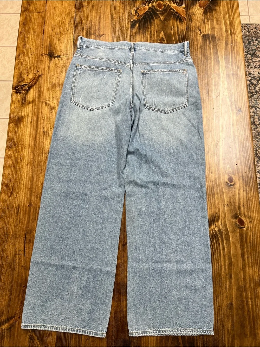 Madewell The Perfect Vintage Wide-Leg Jean Airy Denim Northridge Wash Size 31